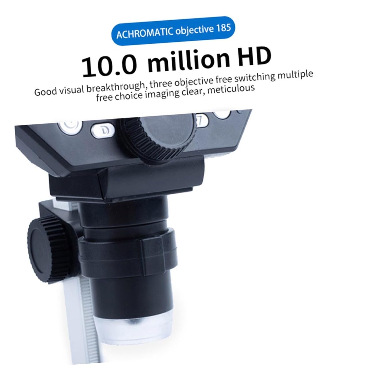 Veemoon Microscopio Digitale Ad Alta Definizione Con Led Da 8 Mp Ingrandimento 1-1000x Per Gioielli E Minerali Uso Quotidiano