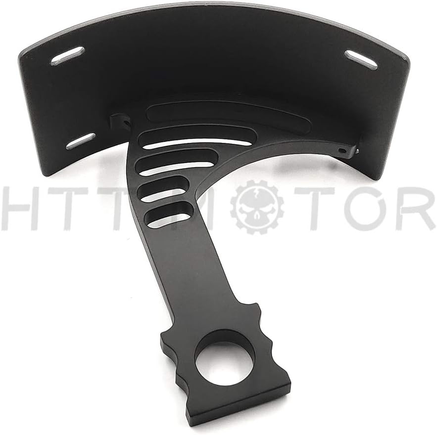 Side Mounted Curved License Plate Bracket Compatible with 2005-2012 CBR 600RR Black