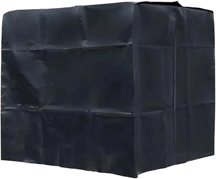 Outdoor 1000L Water Tank Cover Thermal Waterproof and Dustproof Bucket Protective Cover for TankBlack