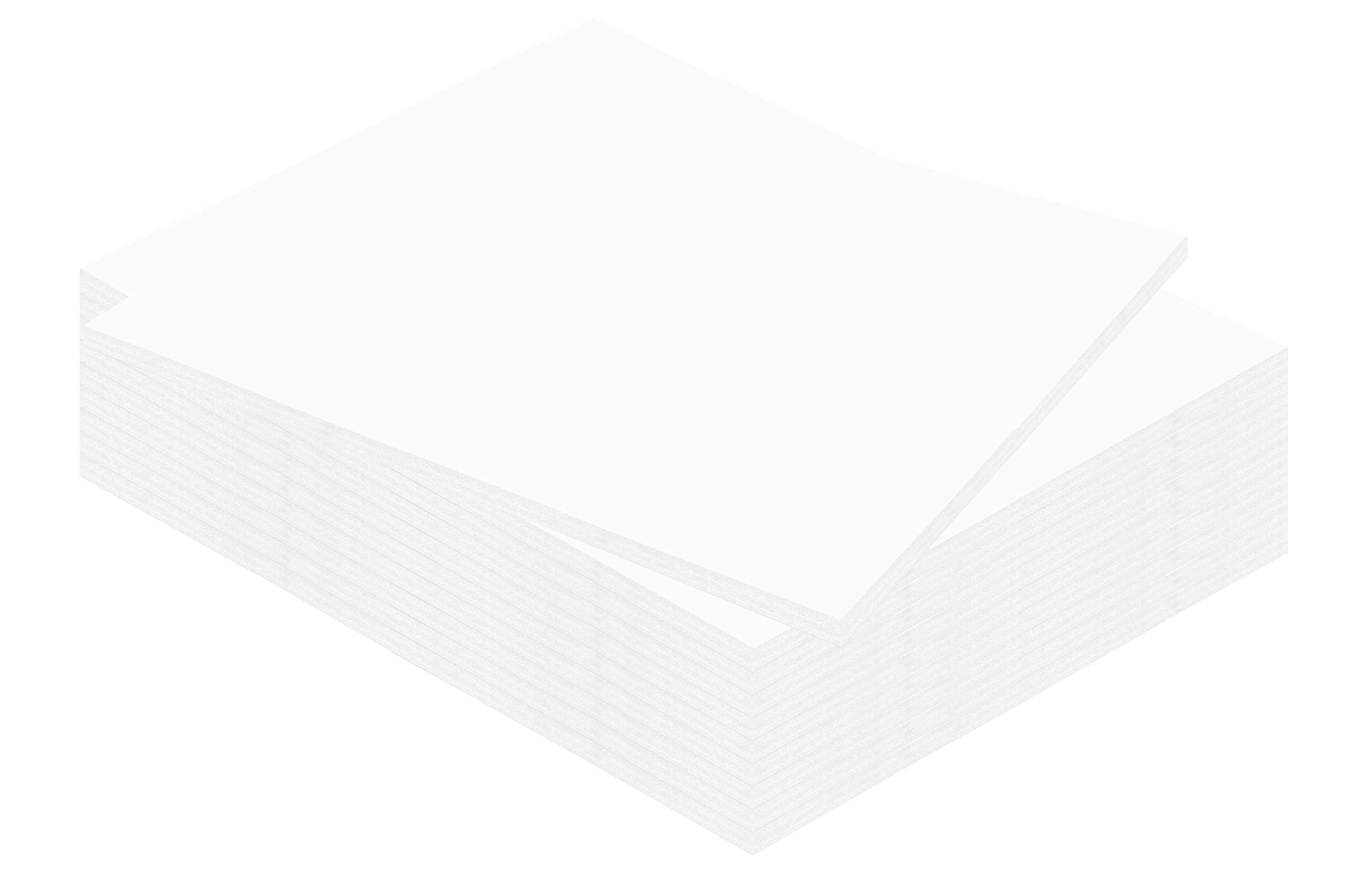 Kangaro Lot de 10 plaques en mousse Blanc 50 x 70 cm – 10 mm – DIY pour artisanat, présentation, modélisme, passe-partout