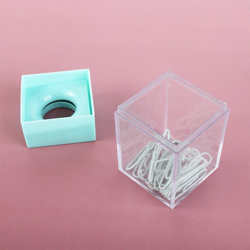 Distributore Di Graffette Magnetico - Organizzatore Per Ufficio Trasparente, Portatile - Foto 2