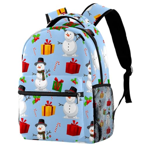 Sac à dos d'école bleu multicolore 29x20x40cm pour adolescents et filles