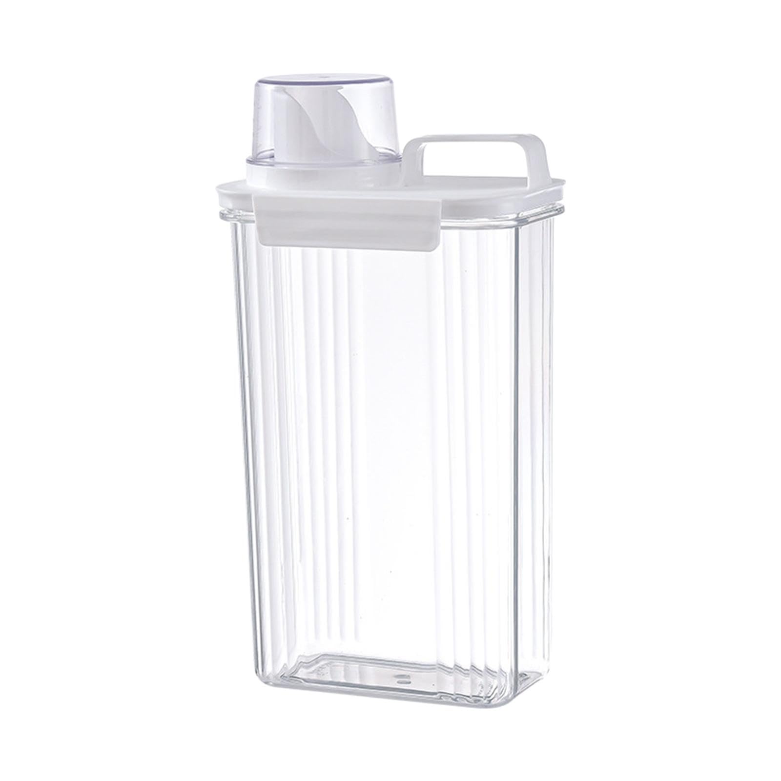 Solución de Almacenamiento Transparente para Artículos de Lavandería, 2800ML