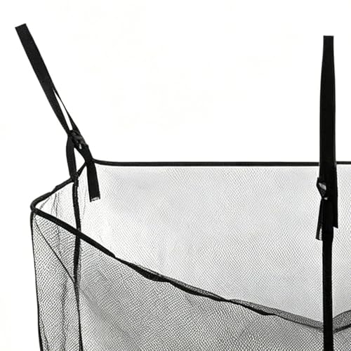 Rangement extérieur pour piscine avec maille ajustable et sangles - 8