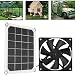Nrpfell Extractor Paneles Solares, Extractor Solar una Prueba de Agua 5V10W, Extractor...