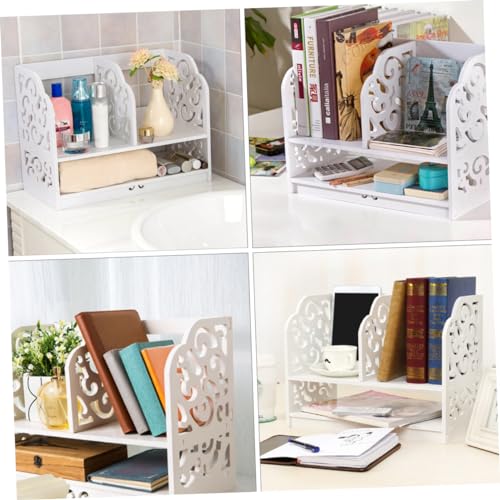 OFFSCH Estante De Armazenamento Rack De Exibição De Mesa Rack De Mesa Estante Pasta Organizador De M