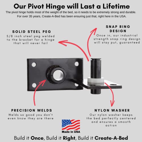 Queen Size Deluxe Murphy Bed Kit, Horizontal #TOP4