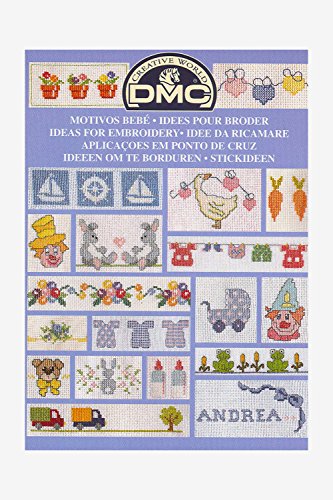 DMC - Livre idées à broder - Motifs pour Bébés, 16 x 12 cm, 20 pages