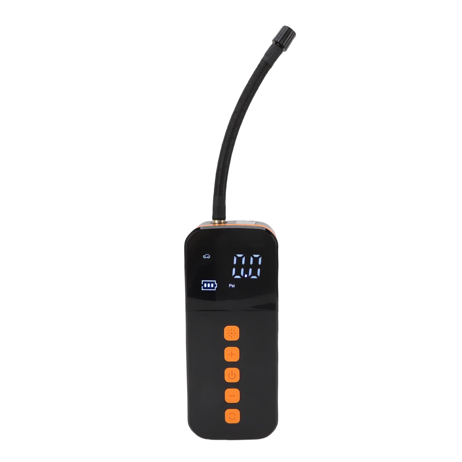 Fockety Gonfiatore Portatile per Pneumatici con Display Digitale per Auto | Pompa ad aria senza fili con luce LED per moto, bicicletta, pallone sportivo, uso di emergenza