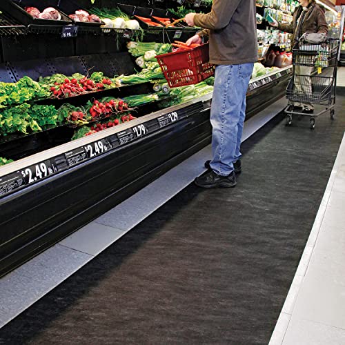 Image of PIG Adhesive-Backed Floor Mat | Grippy Entrance Mat | Ultra-Duty | 3' W x 50' L | Black | GRP36201-BK
