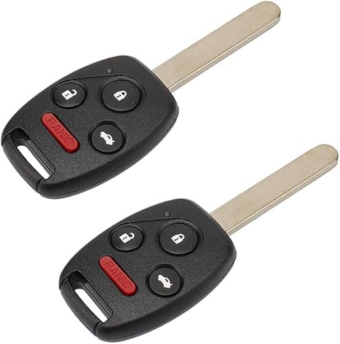 DRIVESTAR Paquete de 2 llaves de repuesto sin llave para automóvil 2006 – 2013 para Honda Civic EX Sedan 2006 – 2013 para Honda Civic EX-L Coupé
