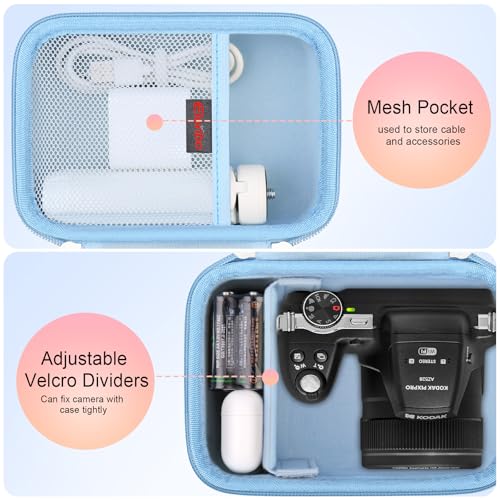 Funda rígida para cámara Kodak PIXPRO AZ528 azul miniatura 3