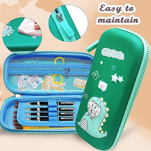 Image of FunBlast Dinosaur Pencil Case, Multipurpose Zipper Pouch for Boys and Girls, Kids School Supplies