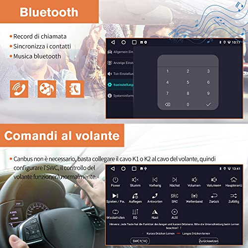 AWESAFE Android 12 Autoradio per Mercedes Benz
