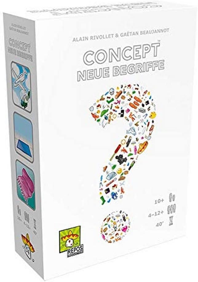 Repos Production, Concept – New Terms, Expansion, Family Game, Guessing Game, 4-12 Players, from 10+ Years, 40+ Minutes, German