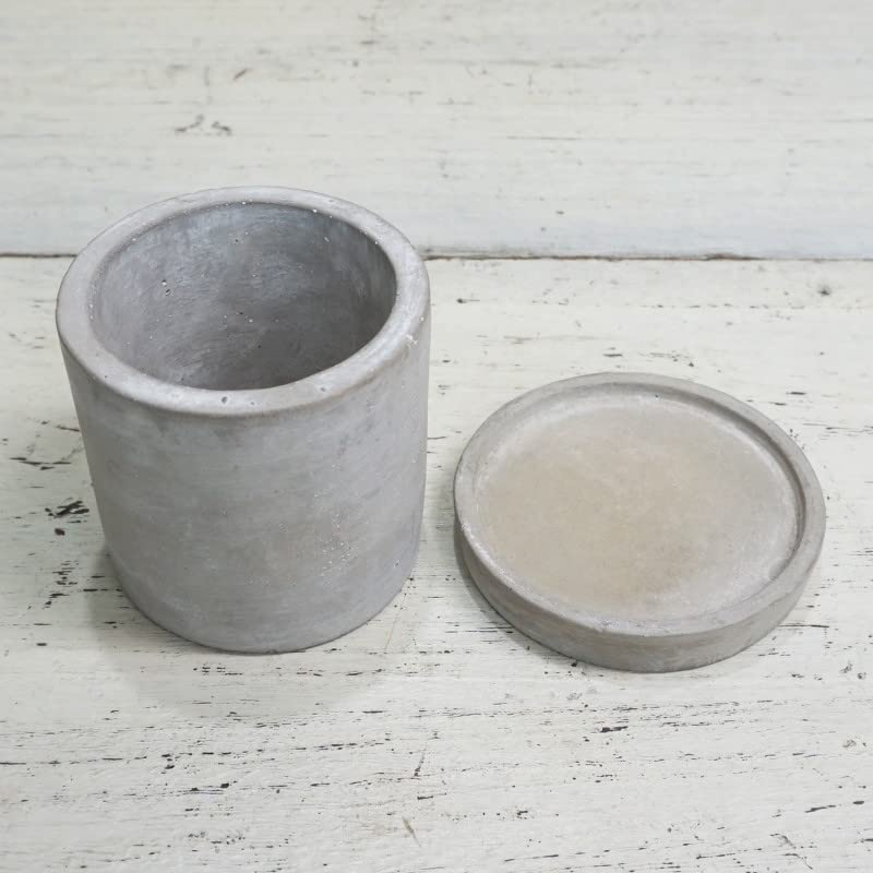 Amazon.co.jp: 植木鉢 おしゃれ セメント コンクリシリンダー SS＜ 9cm