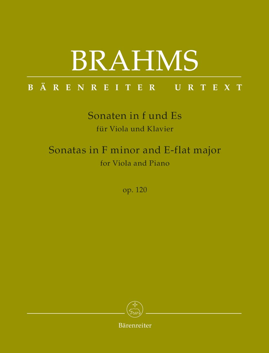Barenreiter Brahms: Sonatas, Op. 120 (viola version)