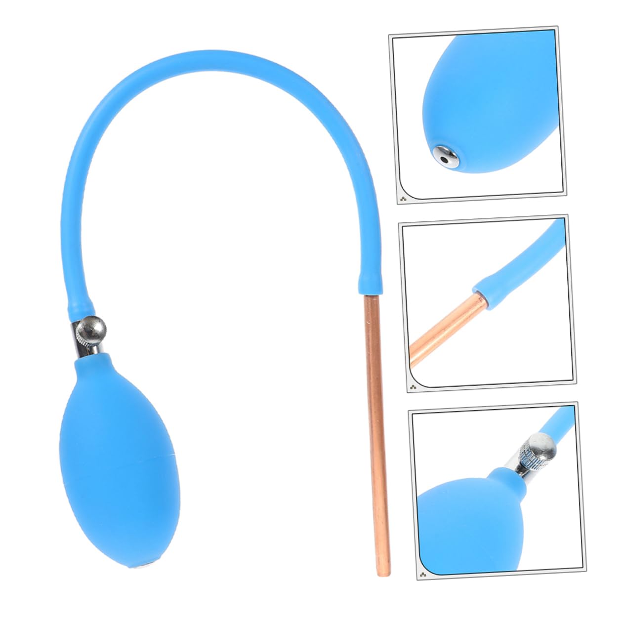 LIFKOME Praktische Zuckerkunst Blaspumpe aus Latex und Metall Vielseitige Anwendung für Süßigkeitenkunst und Backzubehör 2 Stück als Handy Gadgets Lustig für Zuckerblasprojekte