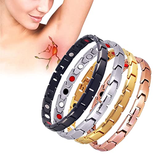 Longluan Lymph Drainage Magnetic Bracelet - Imagineitem Magnetic Lymph Detox Bracelet - Anti Swelling Bracelet - Magnetic Therapy Bracelets For Arthritis Pain Relief (Multi) #TOP1