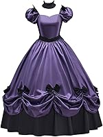 SFWXCOS Gothic Southern Belle Victorian Dress - Marie Antoinette Rococo Ball Gown for Weddings, Masquerade, Prom