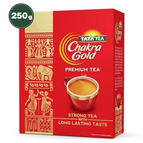Image of Tata Tea Chakra Gold | Strong Tea With Long Lasting Taste | Black Tea,250 Gram (Pack of 3)