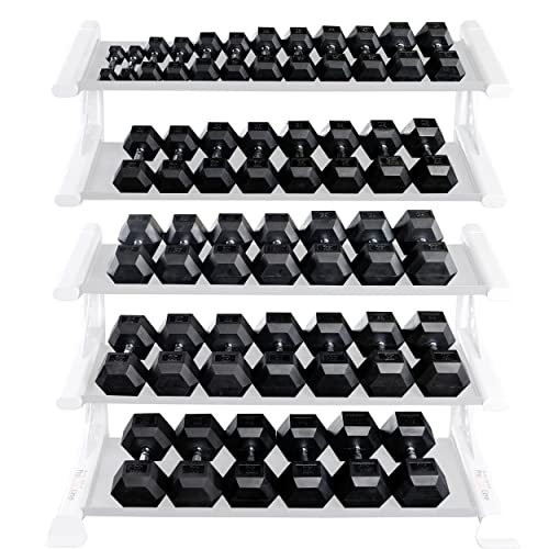 Body-Solid-Rubber-Coated-Hexagon-Dumbbells-Hand-Weights-For-Men-and-Women-Weights-Dumbbell-for-Strength-Training-Body-Building-Home-Gym-Training-Gear