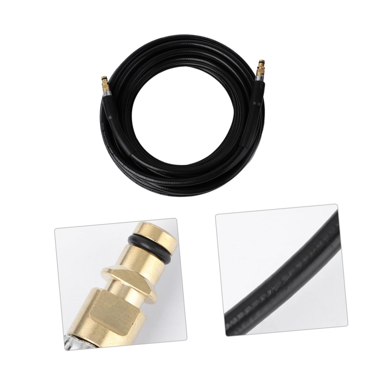 Manguera De Goma Lavadora Hidrolavadora Calentador De Agua De Coche Flexible Resistente