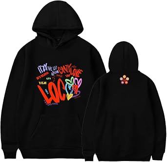 Xkpopfans ITZY CRAZY IN LOVE Hoodie Yuna Chaeryeong Ryujin Yeji Lia Sweater Jacket