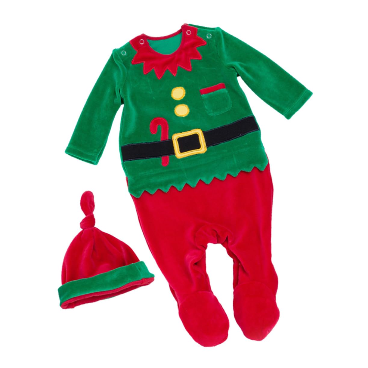 LIFKOME 3 Piezas Mameluco De Navidad Niño Pequeño Monos De Bebés Varones Mameluco De Navidad Bebé Mono Verde Ropa De Recién Nacido Suéter De Niño Mono De Suéteres De