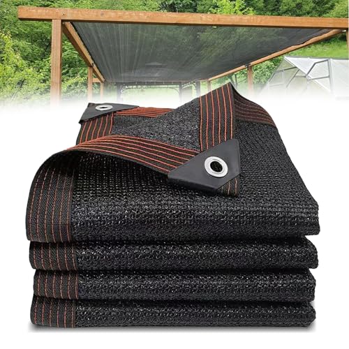 Garten Schattierungsnetz, 2 x 3 Meter Schattierungsnetz, Atmungsaktiv Schattiernetz mit Ösen, Leicht Schattennetz, Besch...