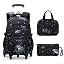 Black Starry Sky Set-6 Wheels