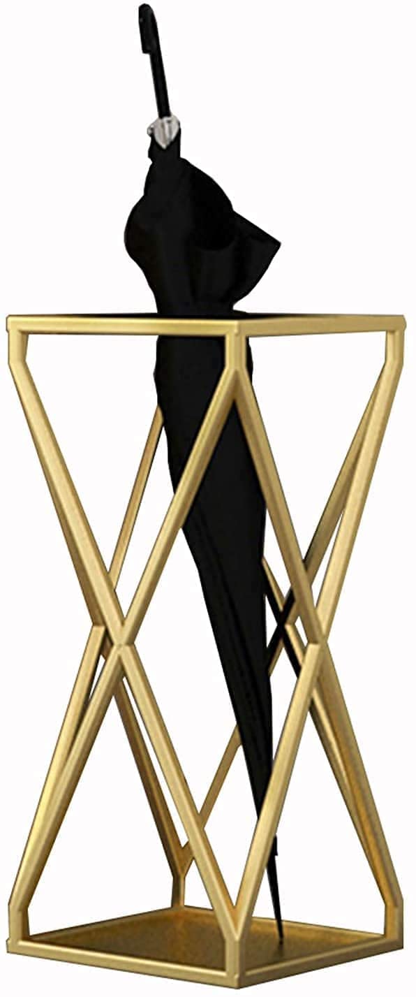 Porte-parapluie stable et peu encombrant au design évidé