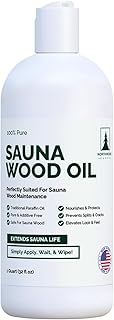 Sauna Wood Oil - 100% Pure Paraffin Oil - Traditional Sauna Sealer - 1 Quart (32 Fl Oz)