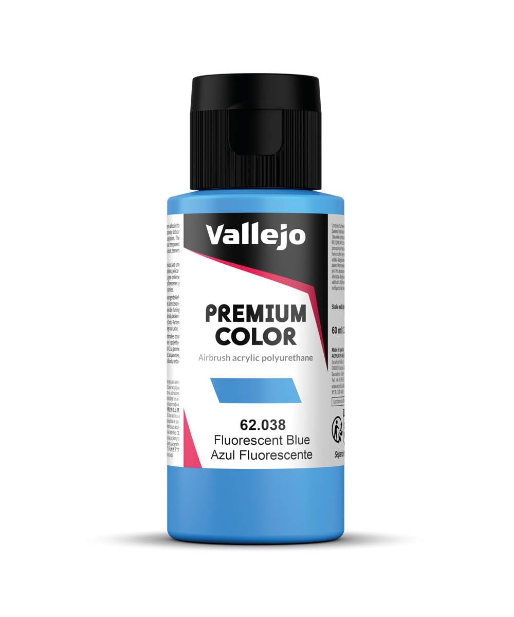62038 Vallejo Premium RC Blue Fluo 60ml โ image 1