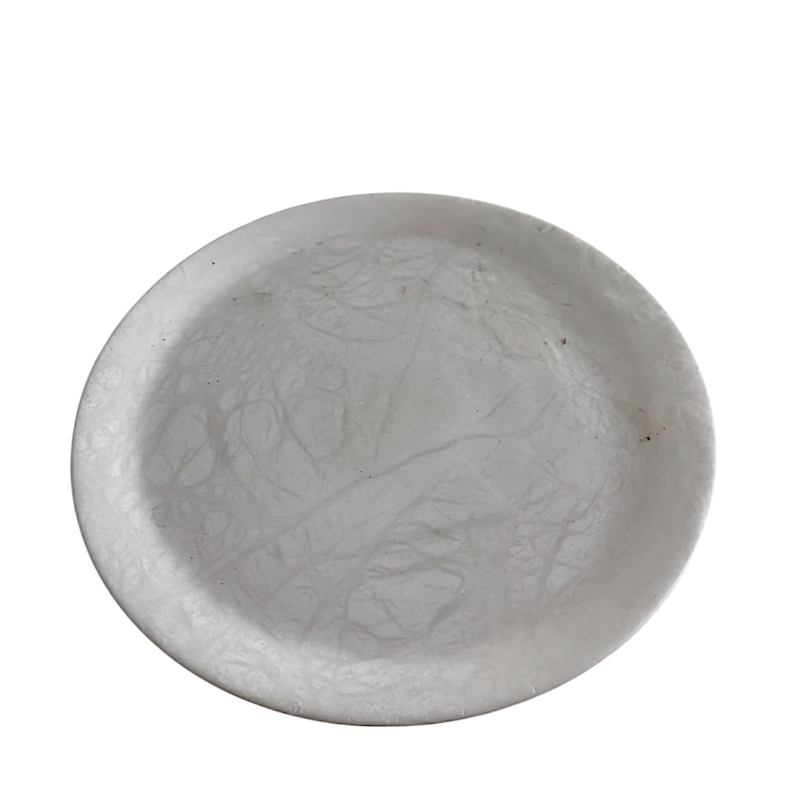 Bol en marbre blanc artisanat Home Decor grand format 33 cm pour centre de table