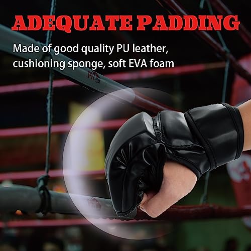 Image of 2 Pairs MMA Gloves for Men and Women, Open Palm Boxing Gloves