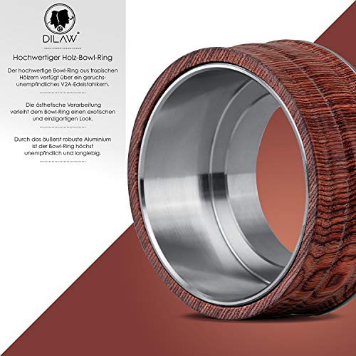 DILAW® Shisha Tripol Gewinde Edelstahl GEWINDERING Edelstahl-KLICKGEWINDE Original Ersatzteil, H.Braun – Bild 4