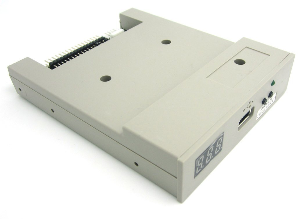 Namvo SFRM72-FU – émulateur de Lecteur de Disquette Externe avec USB, Blanc