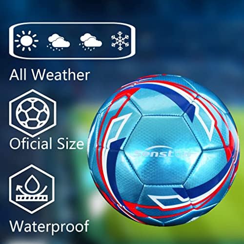 Senston Football Match Ball Size 5 Official Training Football Adults and Younth Soccer Ball Futsal