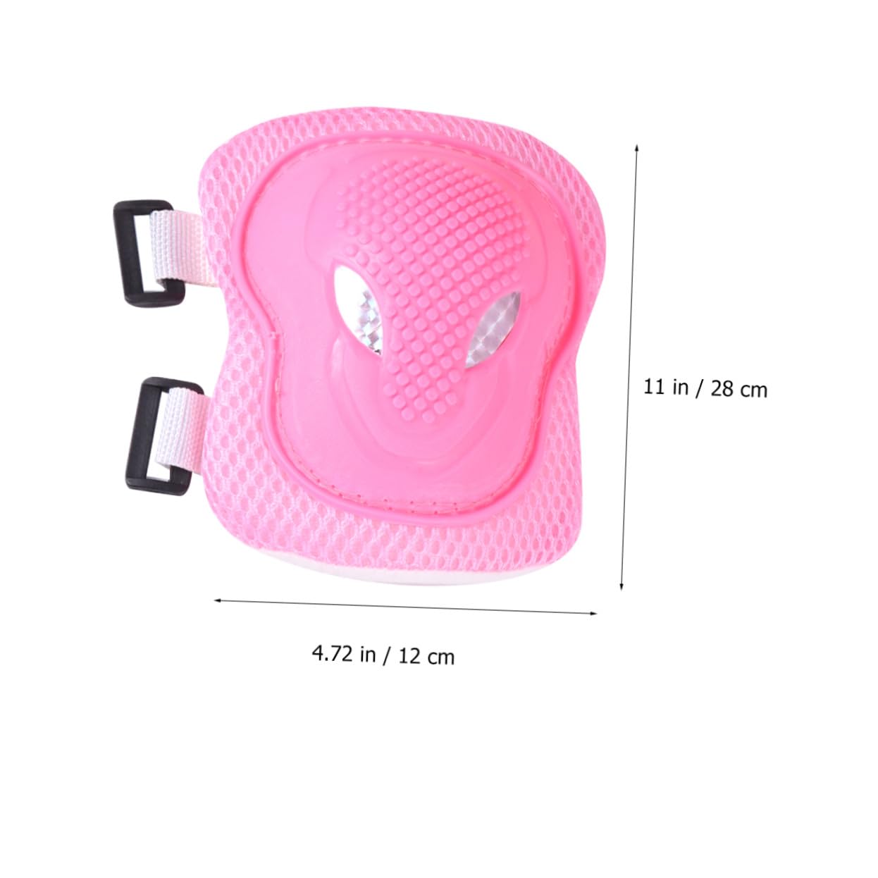 6Pcs Protective Gear for Adults Roller Skate Knee and Elbow Pads Durable Covers for Skating Cycling and Outdoor Sports Pink