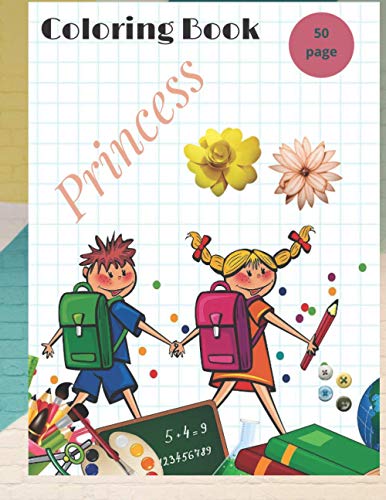 Princess Coloring Book: Pretty Princesses Coloring Book for Girls, Boys, and Kids of All Ages