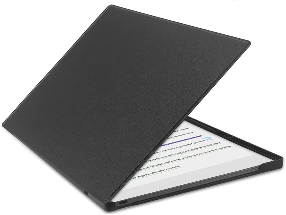 KuRoKo Case for Remarkable Paper Pro Color 11.8",Slim Hard Back Shell Protective Auto Sleep/Wake Book Folio Cover with Pen Holder for Remarkable Paper Pro Tablet 11.8 inch 2024 Released-Black