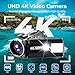 FIREFOTO Videokamera 4K 64MP Camcorder für YouTube, Video Kamera 18X Digitalzoom 3,0" 270° IPS Bildschirm, Vlogging Kamera mit 32GB SD-Karte, Batterie, Fernbedienung