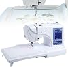 Electric embroidery machine, automatic sewing machine 158 built-in designs, 4 x 9.2 embroidery area and LCD touch screen, 210 built-in letters and 30 pattern borders, easy to sew