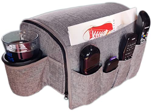 CupComfort Couch Caddy with Cup Holder