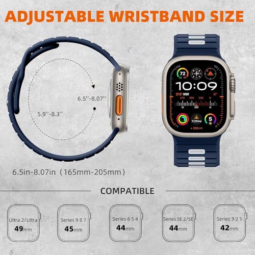 Bracelet silicone anti-irritation pour éviter la transpiration SE 9