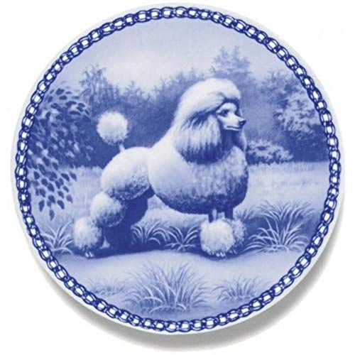 Standard Poodle Dog Porcelain Plate For all Dog Lovers Size 7.61 inches