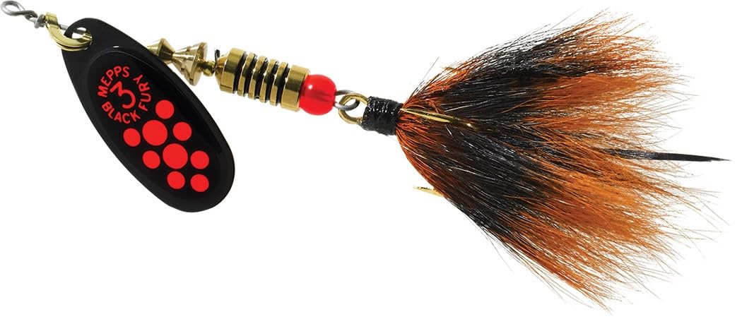 Mepps Black Fury, 1/8 Oz, Reddot