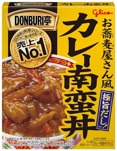 江崎グリコ DONBURI亭 お蕎麦屋さん風のカレー南蛮丼 165gのサムネイル