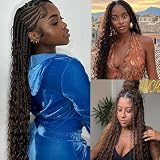 Water Wave Bulk Human Hair for Boho Braids 1 Bundles 20inch Chocolate Brown
